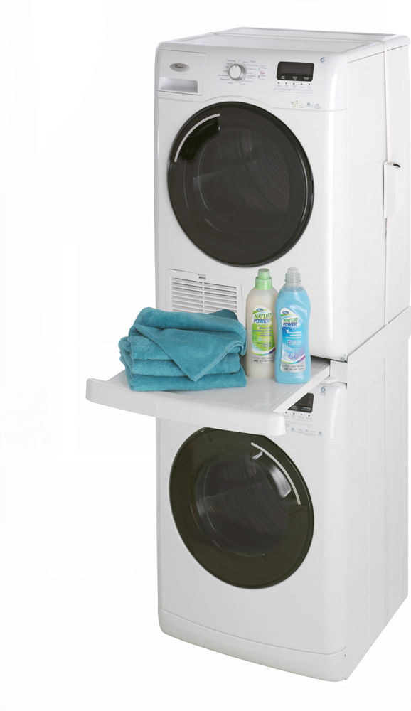 Whirlpool Wpro KCL103 Kit de Superposition - Blanc, 7 Pièces