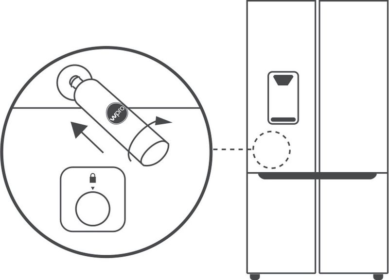 USC 100 filtre à eau FRIGO US WHIRLPOOL 481281718629 vendu par 2