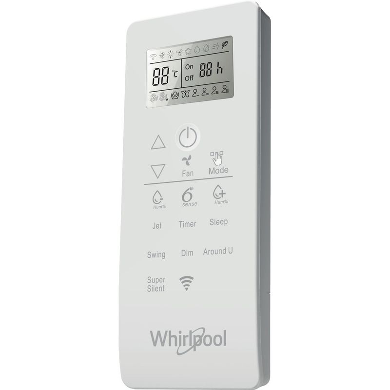 Whirlpool-Climatiseur-SPIW309A2WF-A---Moteur-inverter-Blanc-Control-panel