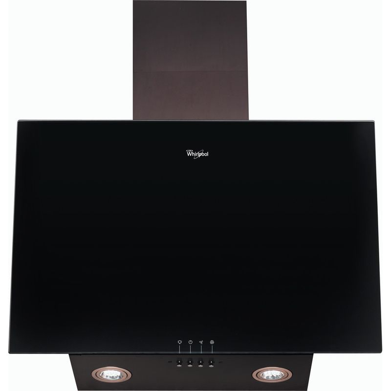 Whirlpool-Hotte-Encastrable-AKR-037-G-BL-Noir-Pose-libre-Mecanique-Frontal