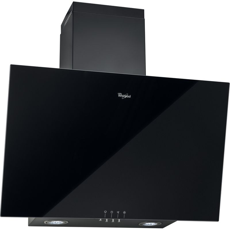 Whirlpool-Hotte-Encastrable-AKR-037-G-BL-Noir-Pose-libre-Mecanique-Perspective