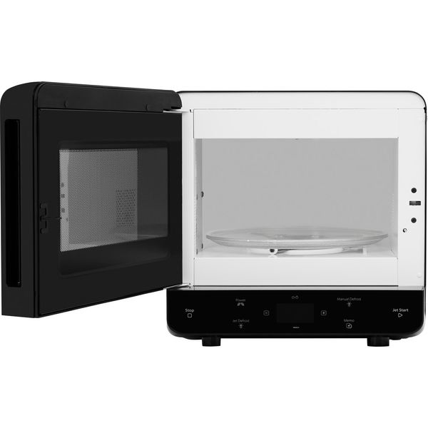 Whirlpool Four micro-ondes Pose-libre MAX 34/BL Noir Electronique 13 Micro-ondes uniquement 700 Frontal open