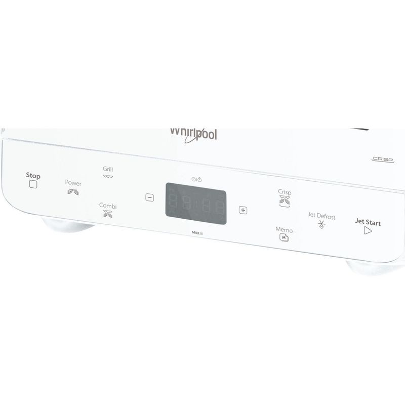 Whirlpool-Four-micro-ondes-Pose-libre-MAX-38-FW-Blanc-Electronique-13-Micro-ondes---gril-700-Control-panel