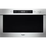 Whirlpool-Four-micro-ondes-Encastrable-AMW-439-IX-Acier-inoxydable-Electronique-22-Micro-ondes---gril-750-Frontal