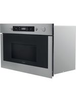 Whirlpool Four micro-ondes Encastrable AMW 439/IX Acier inoxydable Electronique 22 Micro-ondes + gril 750 Perspective