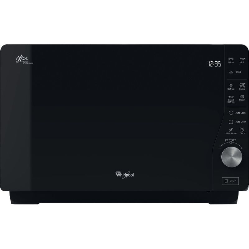 Whirlpool-Four-micro-ondes-Pose-libre-MWF-427-BL-Noir-Electronique-25-Micro-ondes---gril-800-Frontal