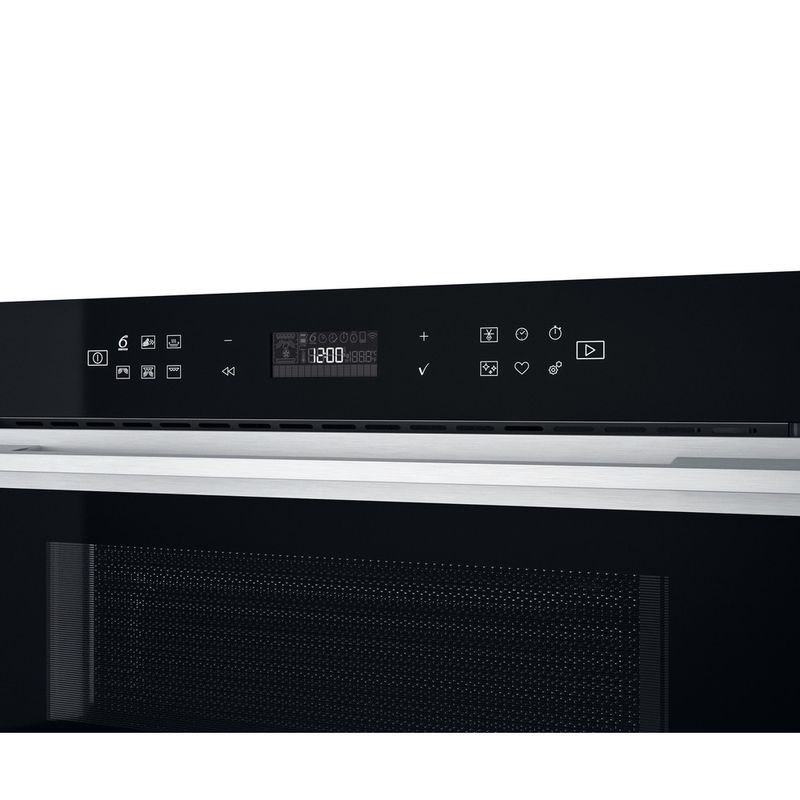 Whirlpool-Four-micro-ondes-Encastrable-W7-MD440-Acier-inoxydable-Electronique-31-Micro-ondes---gril-1000-Control-panel