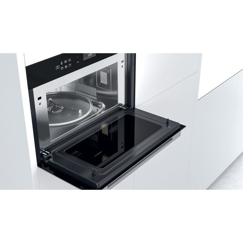 Whirlpool-Four-micro-ondes-Encastrable-W7-MD440-NB-Noir-Electronique-31-Micro-ondes---gril-1000-Lifestyle-perspective-open