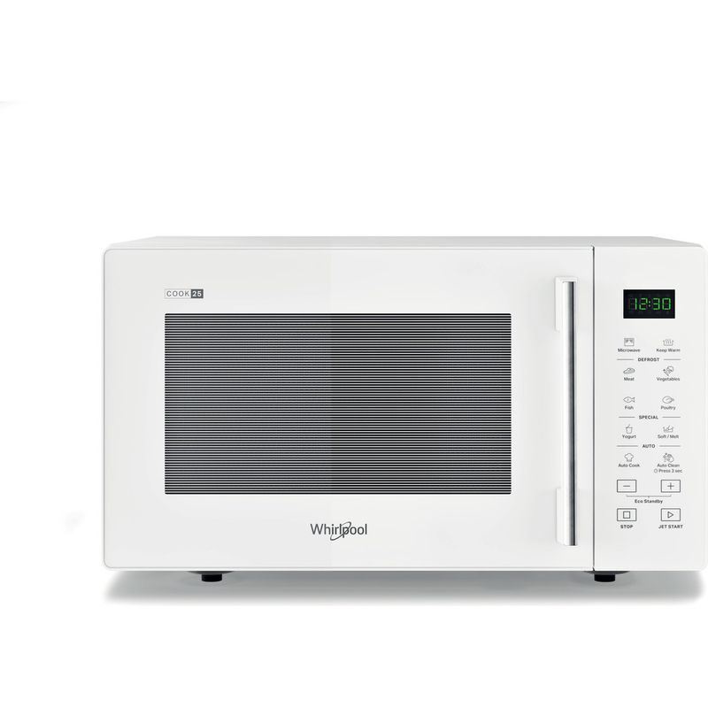 Whirlpool Four micro-ondes Pose-libre MWP 251 W Blanc Electronique 25 Micro-ondes uniquement 900 Frontal