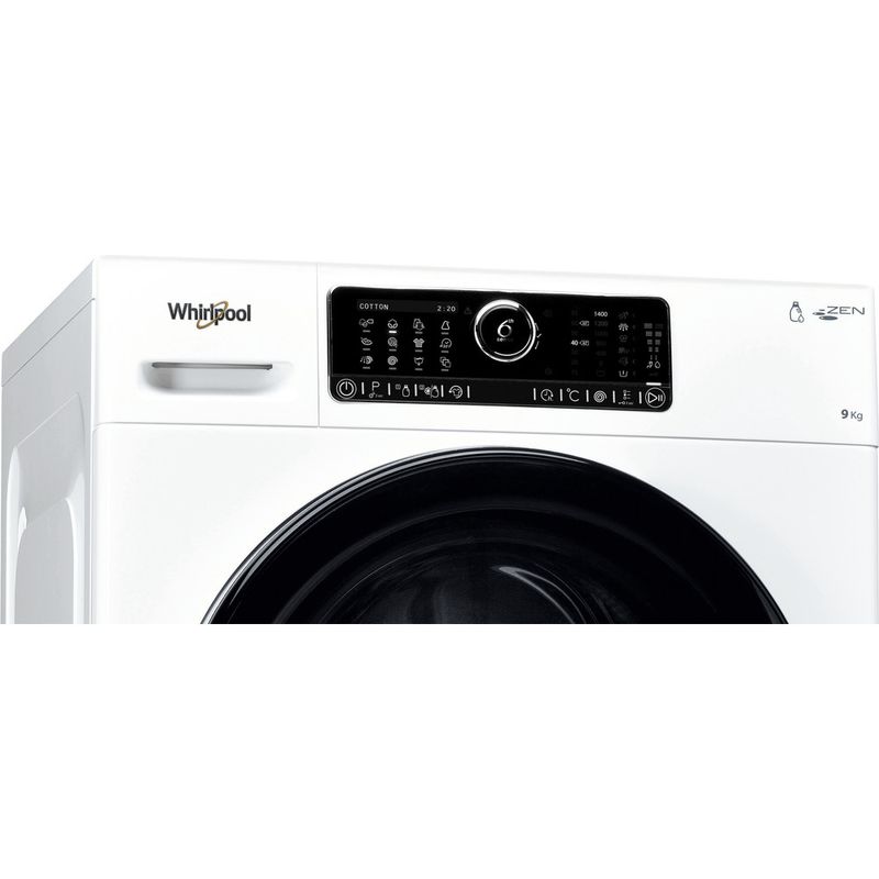 Whirlpool-Lave-linge-Pose-libre-ZENDOSE9-Blanc-Lave-linge-frontal-A----Control-panel