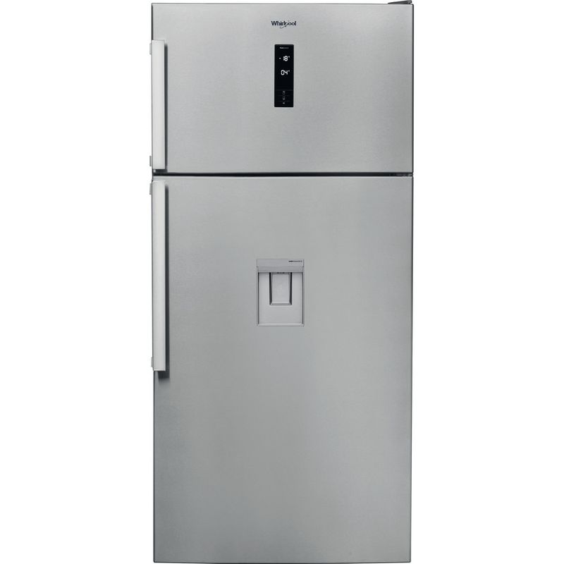 Whirlpool-Combine-refrigerateur-congelateur-Pose-libre-W84TE-72-X-AQUA-Inox-2-portes-Frontal