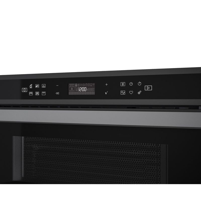 Whirlpool Four micro-ondes Encastrable W6 MD440 BSS Acier noir Electronique 31 Micro-ondes + gril 1000 Control panel