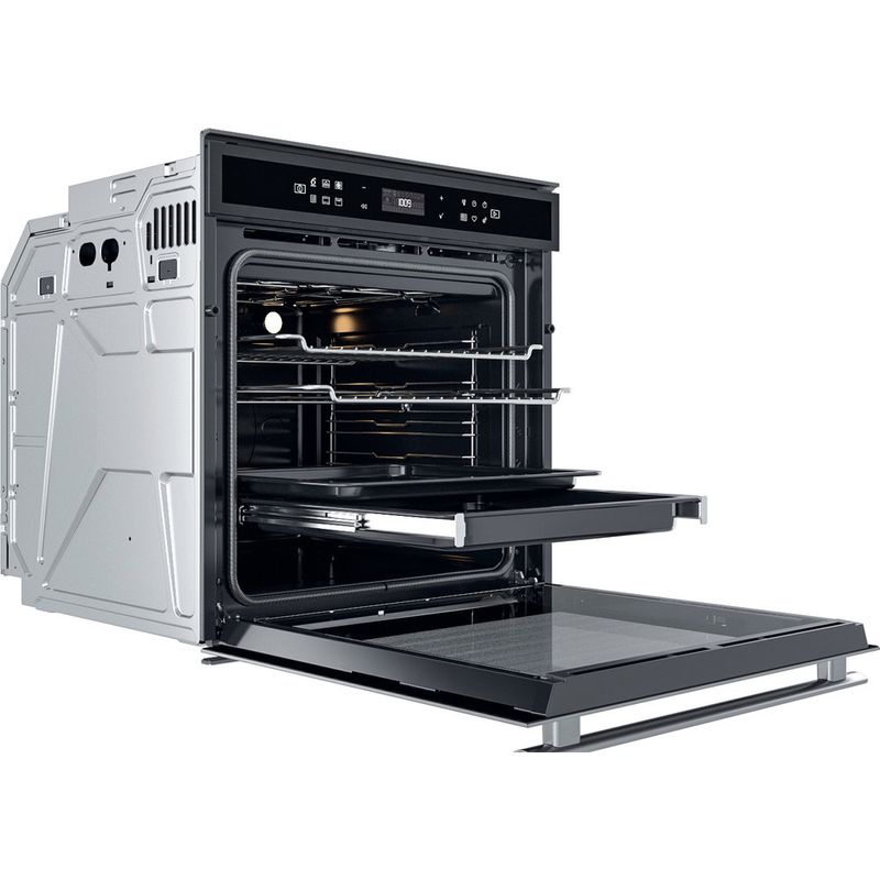 Whirlpool Four Encastrable W6 OM4 4S1 P BSS Electrique A+ Perspective open