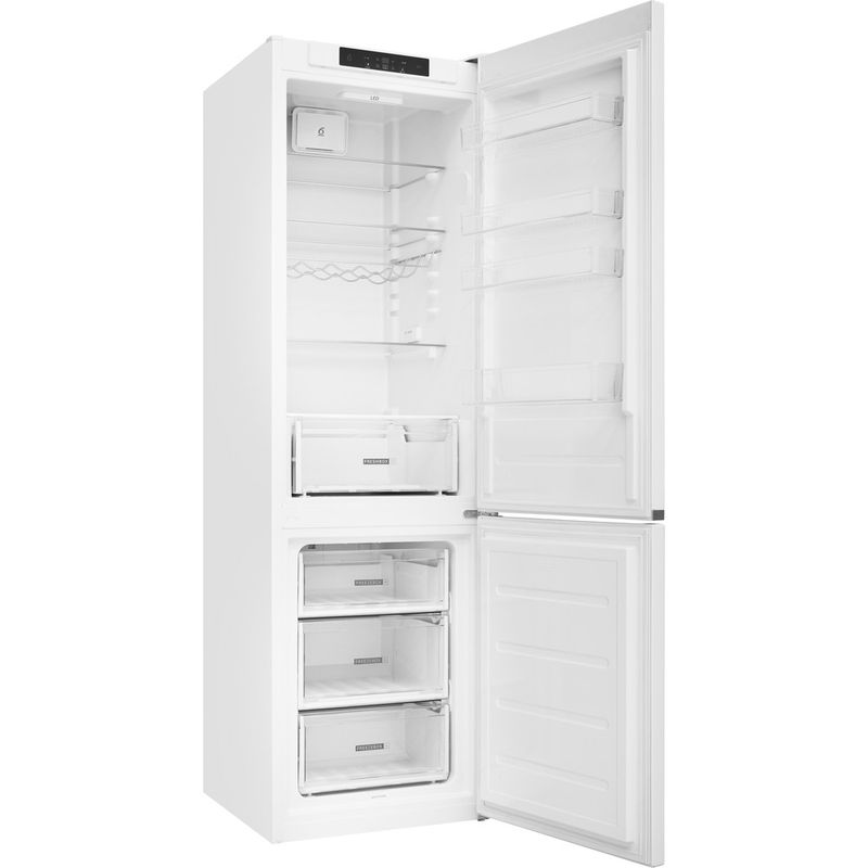 Whirlpool-Combine-refrigerateur-congelateur-Pose-libre-W5-921C-W-Blanc-2-portes-Perspective-open