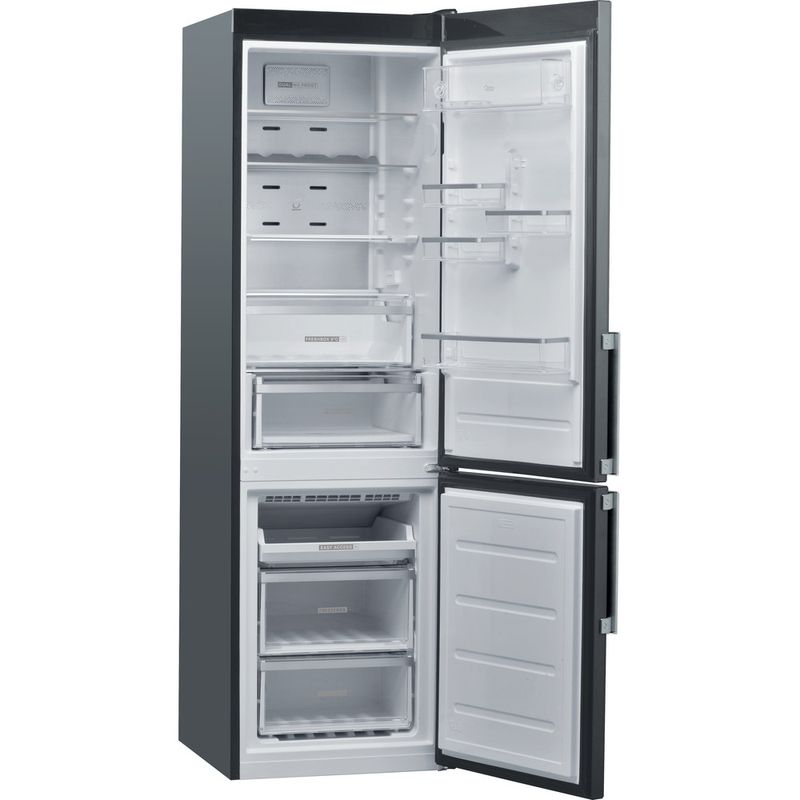 Whirlpool-Combine-refrigerateur-congelateur-Pose-libre-W9-931D-IX-H-Inox-2-portes-Perspective-open