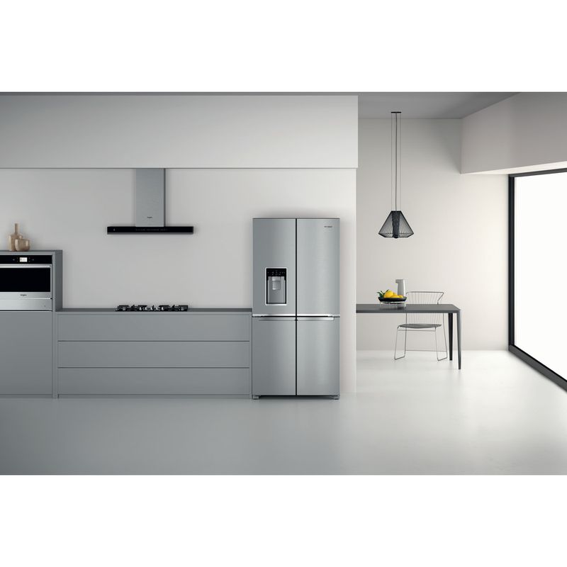 Réfrigérateur américain inox 593L - WQ9IHO1X - Whirlpool - Whirlpool