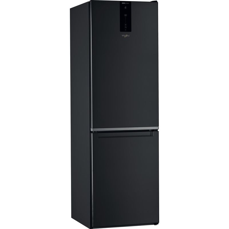 Whirlpool-Combine-refrigerateur-congelateur-Pose-libre-W7-821O-K-Noir-2-portes-Perspective