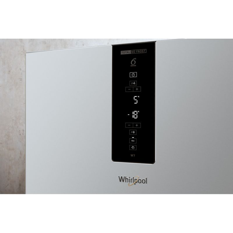 Whirlpool-Combine-refrigerateur-congelateur-Pose-libre-W7-832T-MX-H-Miroir-Inox-2-portes-Lifestyle-control-panel