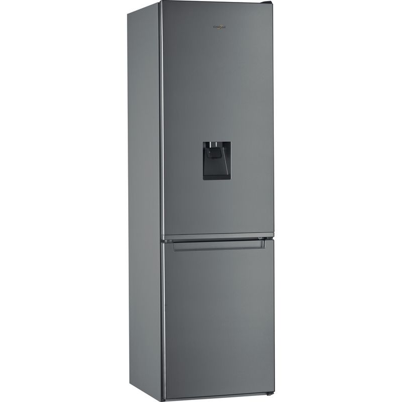 Whirlpool-Combine-refrigerateur-congelateur-Pose-libre-W7-921I-OX-AQUA-Optic-Inox-2-portes-Perspective