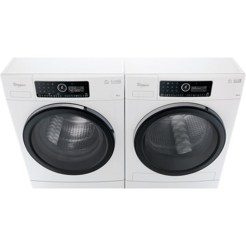 Whirlpool-Lave-linge-Pose-libre-ZENDOSE12-Blanc-Lave-linge-frontal-A----Frontal