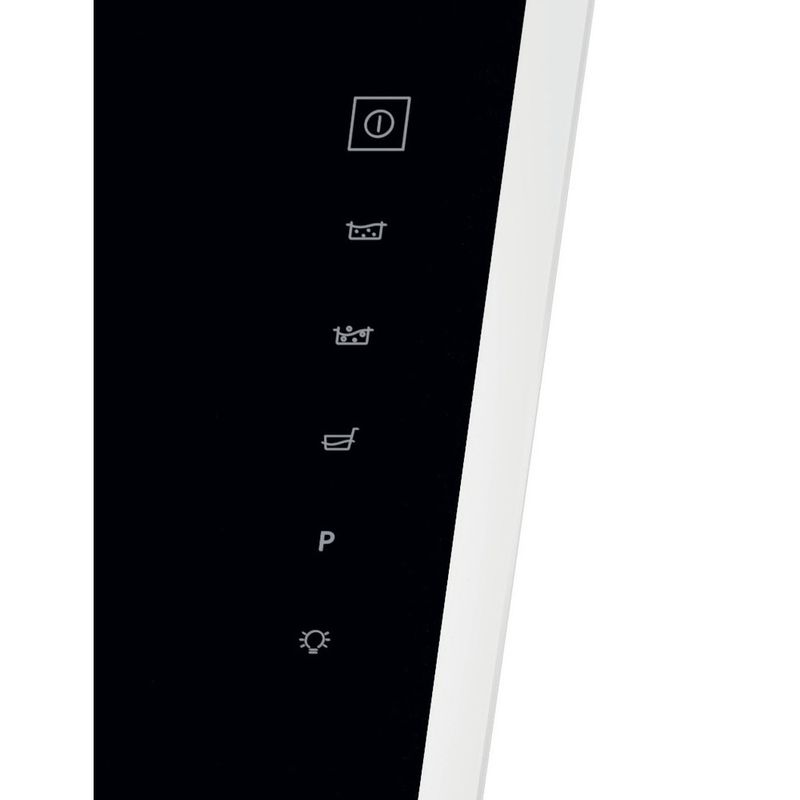 Whirlpool Hotte Encastrable WHVF 93F LT K Noir Pose-libre Electronique Control panel