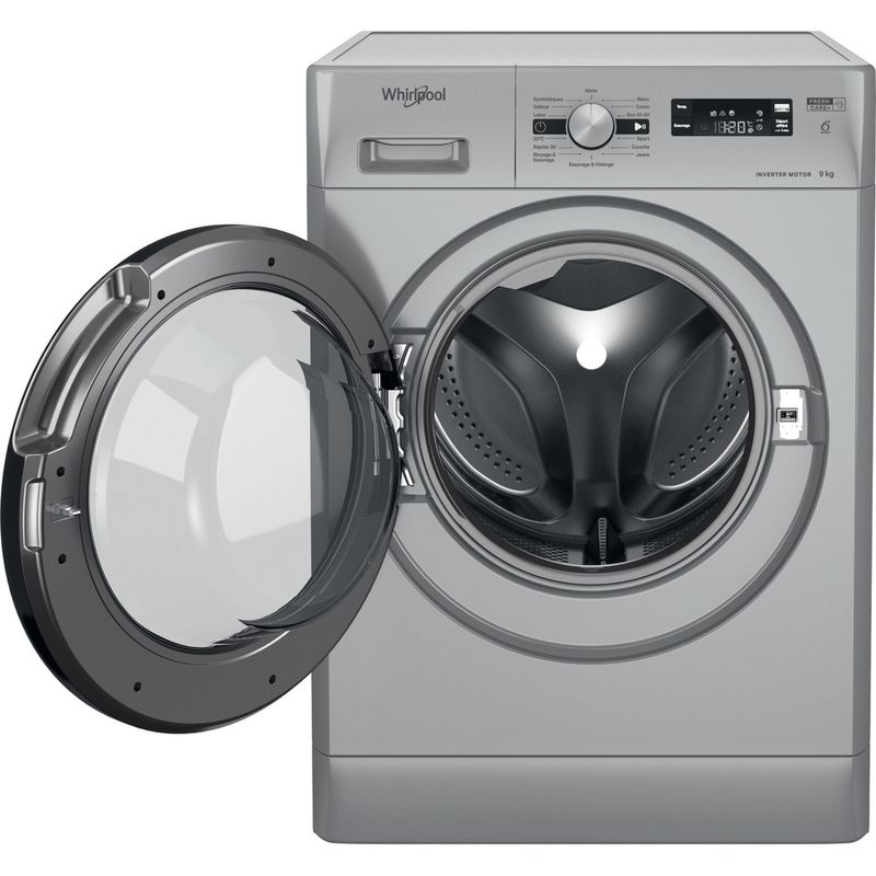 Whirlpool Lave-linge Pose-libre FFS 9248 SB FR Argent Lave-linge frontal C Frontal open