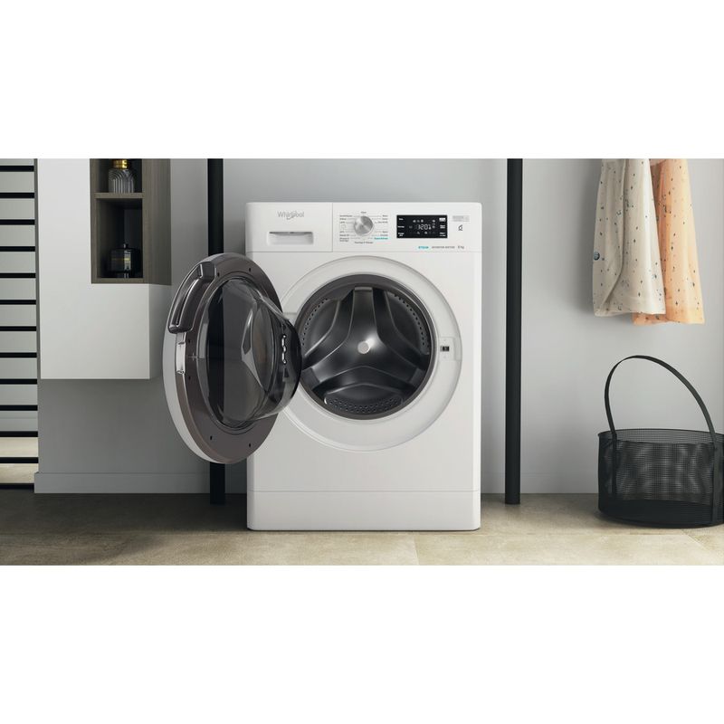 Whirlpool-Lave-linge-Pose-libre-FFBS-8448-WV-FR-Blanc-Lave-linge-frontal-C-Lifestyle-frontal-open