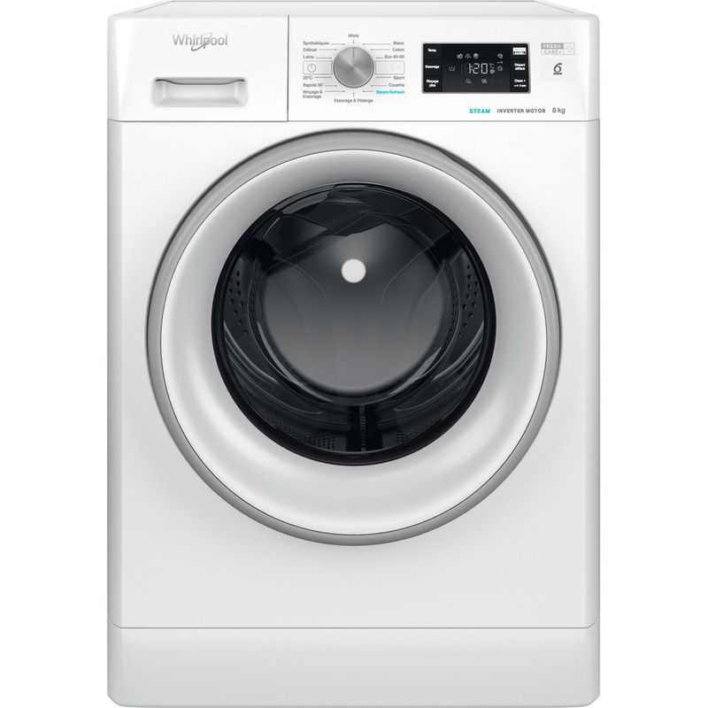 Whirlpool-Lave-linge-Pose-libre-FFBC-8448-SV-FR-Blanc-Lave-linge-frontal-C-Frontal