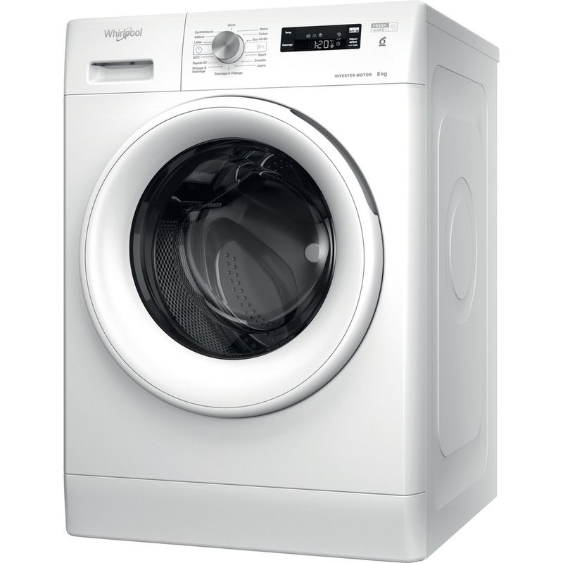 Machine à laver hublot Whirlpool 8 kG FWG81284SBSNA