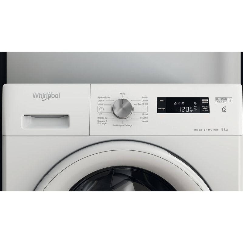 Whirlpool-Lave-linge-Pose-libre-PFFS-38248-W-FR-Blanc-Lave-linge-frontal-C-Lifestyle-control-panel