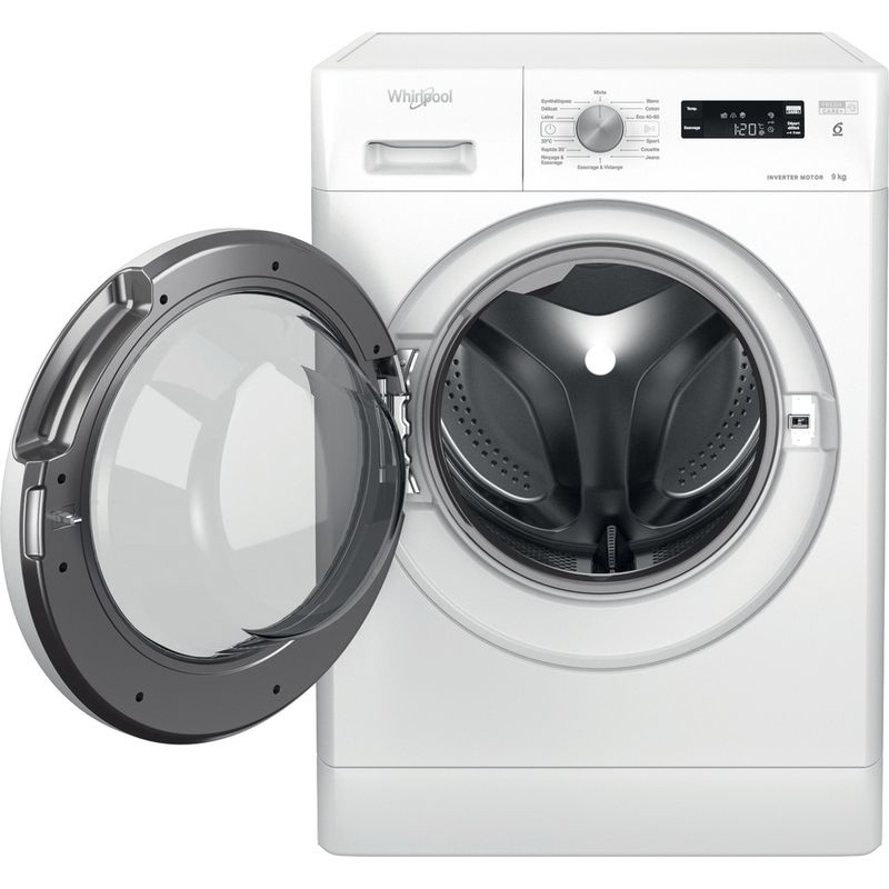 Whirlpool-Lave-linge-Pose-libre-FFSPL-9248-W-FR-Blanc-Lave-linge-frontal-C-Frontal-open
