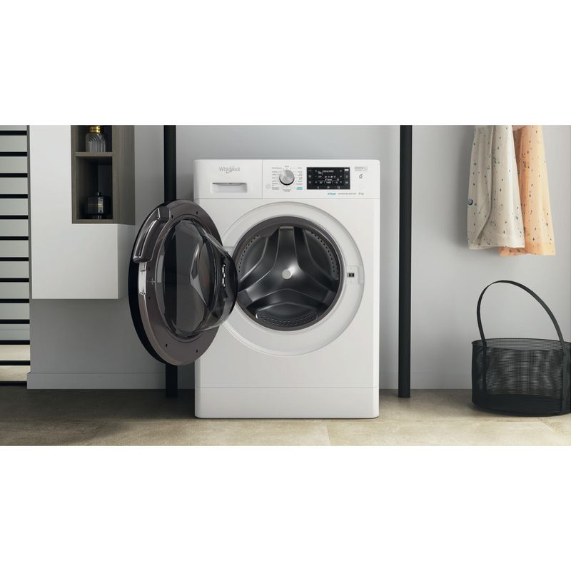 Whirlpool-Lave-linge-Pose-libre-FFDB-9448-BV-FR-Blanc-Lave-linge-frontal-C-Lifestyle-frontal-open