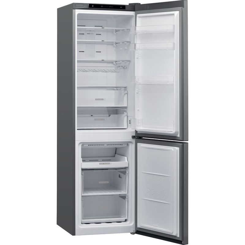 Whirlpool-Combine-refrigerateur-congelateur-Pose-libre-W7-921I-OX-Optic-Inox-2-portes-Perspective-open