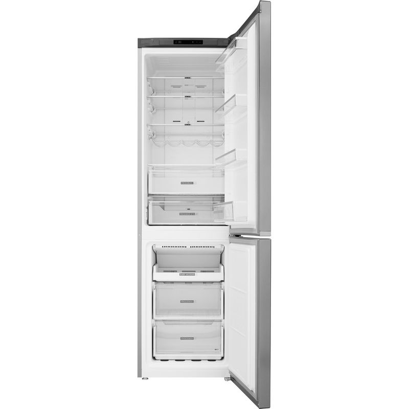 Whirlpool-Combine-refrigerateur-congelateur-Pose-libre-W7-921I-OX-Optic-Inox-2-portes-Frontal-open