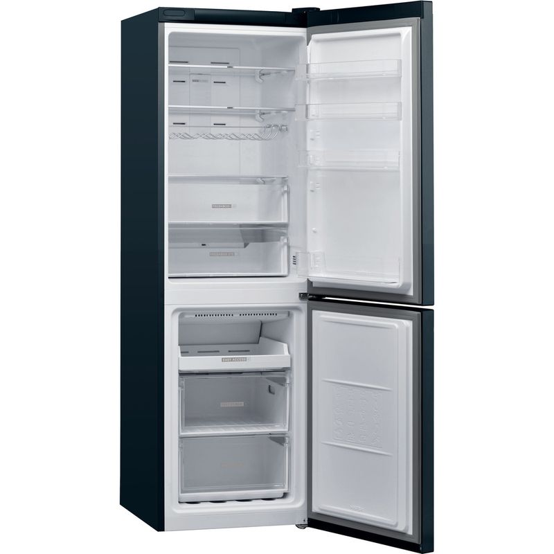 Whirlpool-Combine-refrigerateur-congelateur-Pose-libre-W7-821O-K-Noir-2-portes-Perspective-open