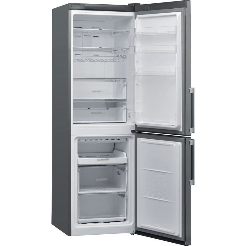 Whirlpool-Combine-refrigerateur-congelateur-Pose-libre-W7-821O-OX-H-Optic-Inox-2-portes-Perspective-open