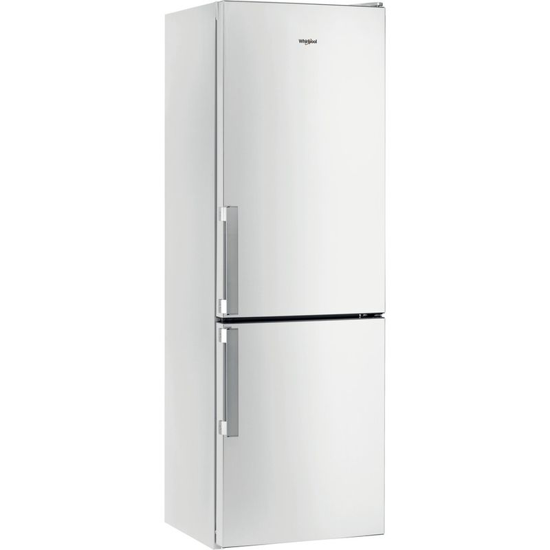 Whirlpool Combiné réfrigérateur congélateur Pose-libre W5 821C W H 2 Blanc 2 portes Perspective