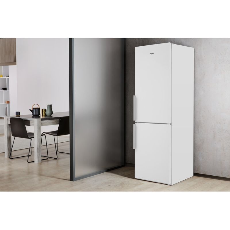 Whirlpool Combiné réfrigérateur congélateur Pose-libre W5 821C W H 2 Blanc 2 portes Lifestyle perspective