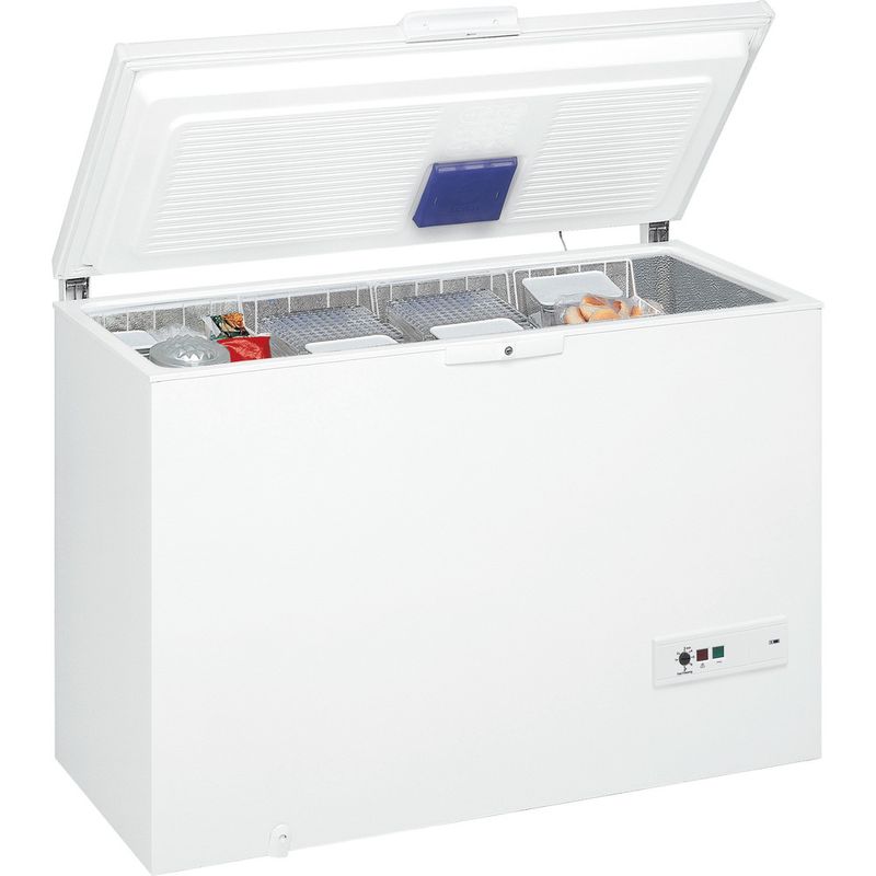 Whirlpool Congélateur Pose-libre WHM4611 2 Blanc Perspective open