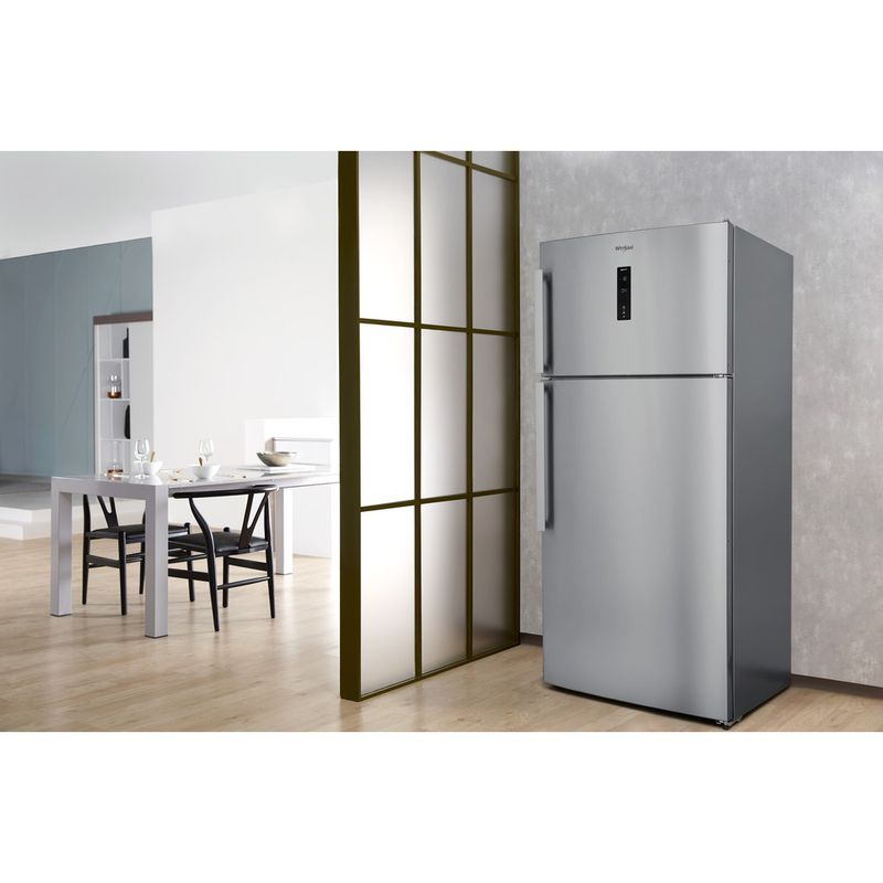Whirlpool-Combine-refrigerateur-congelateur-Pose-libre-W84TE-72-X-2-Inox-2-portes-Lifestyle-perspective