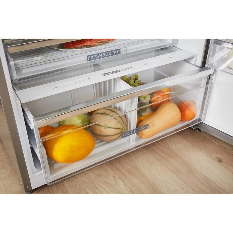 Whirlpool-Combine-refrigerateur-congelateur-Pose-libre-W84TE-72-X-2-Inox-2-portes-Drawer