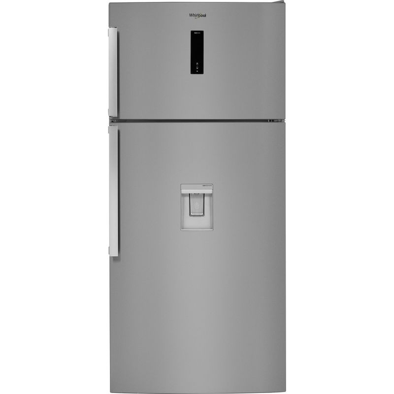 Whirlpool-Combine-refrigerateur-congelateur-Pose-libre-W84TE-72-X-AQUA-2-Inox-2-portes-Frontal