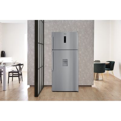 Whirlpool-Combine-refrigerateur-congelateur-Pose-libre-W84TE-72-X-AQUA-2-Inox-2-portes-Lifestyle-frontal