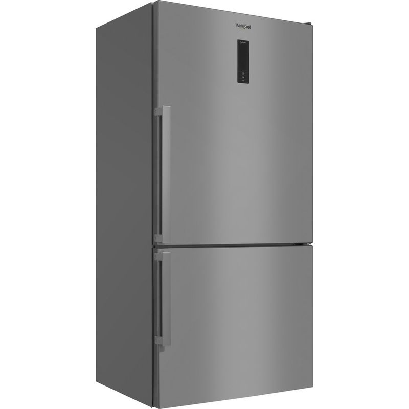 Whirlpool-Combine-refrigerateur-congelateur-Pose-libre-W84BE-72-X-2-Inox-2-portes-Perspective
