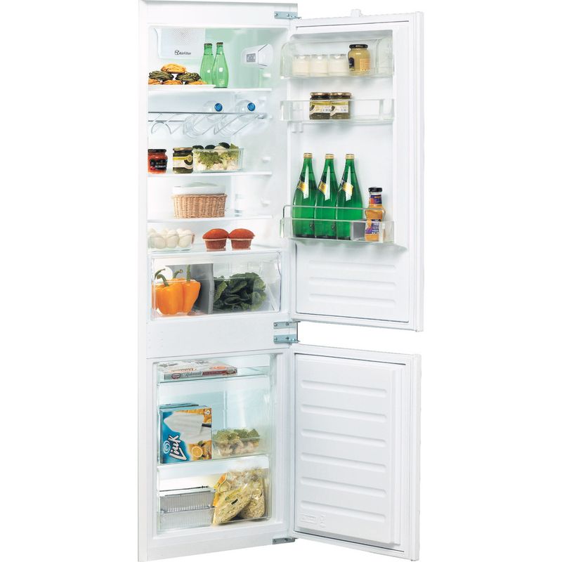 Whirlpool-Combine-refrigerateur-congelateur-Encastrable-ART-6614-SF1-Blanc-2-portes-Perspective-open