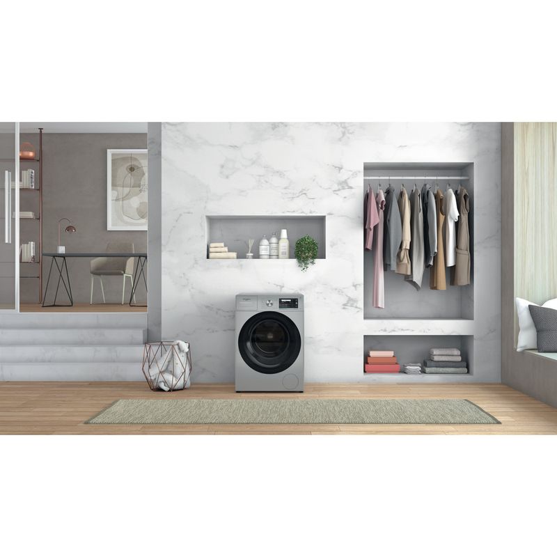 Whirlpool-Lave-linge-Pose-libre-W6-W045SR-FR-Argent-Lave-linge-frontal-B-Lifestyle-frontal