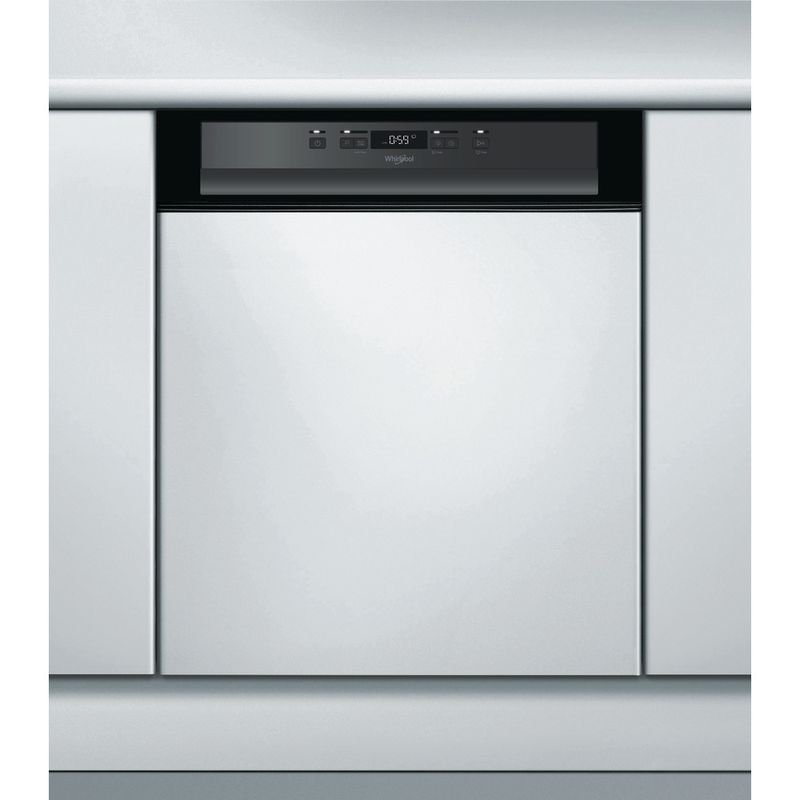 Whirlpool-Lave-vaisselle-Encastrable-WBC-3C24-P-B-Semi-integre-A---Frontal