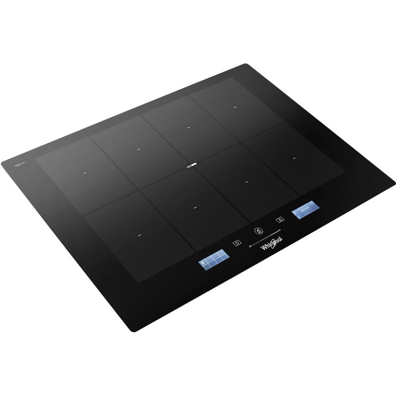 Plaque cuisson induction 8 feux - SMP778C/NE/IXL - Whirlpool