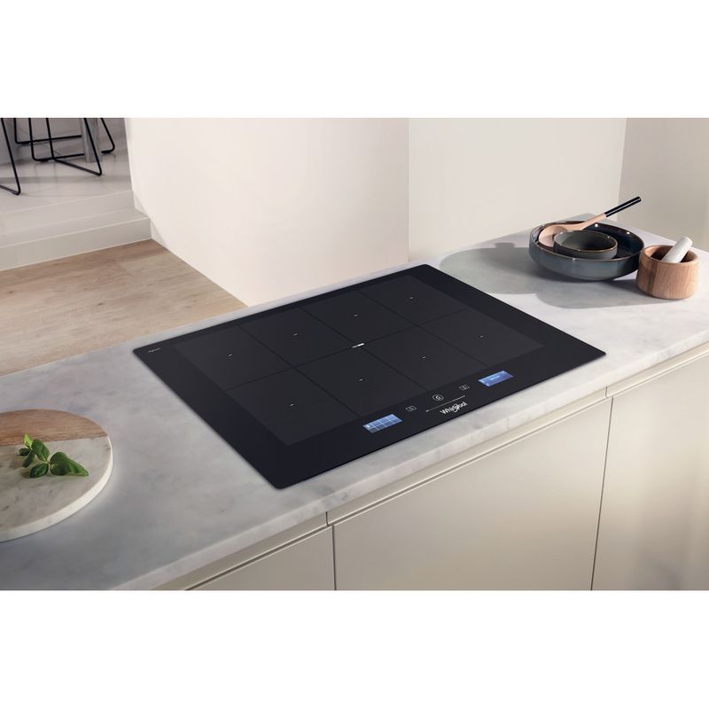 Whirlpool Table de cuisson SMP 778 C/NE/IXL Noir Induction vitroceramic Lifestyle perspective