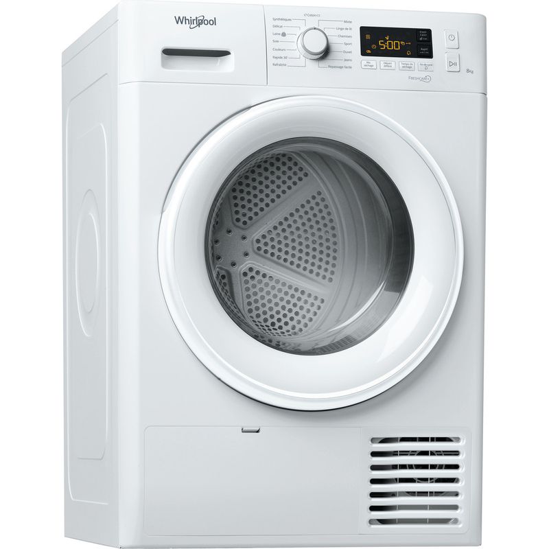 Sèche-linge posable pompe à chaleur 8 kg - FFTM118X3BYFR